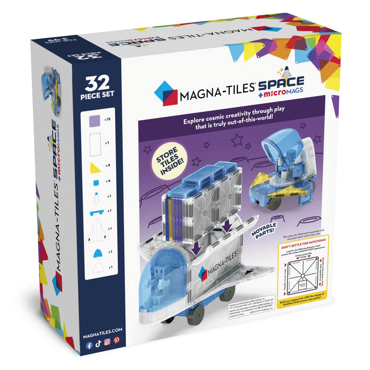 Space 32 Piece Set by Magna-Tiles – Pacifier Kids Boutique
