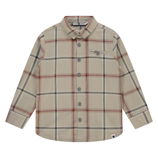 Checked Button Up Shirt - Kit by Babyface