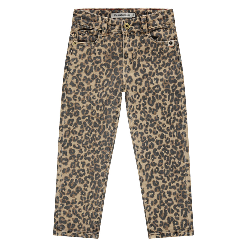 Animal Print Pants - Beige by Babyface