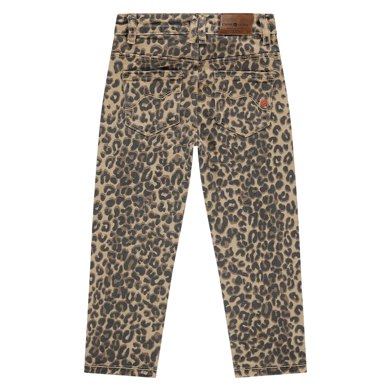 Animal Print Pants - Beige by Babyface