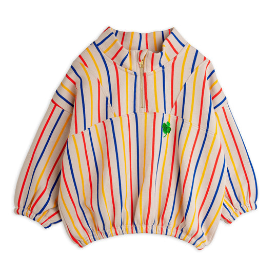 Clover Embroidered Half Zip Sweatshirt by Mini Rodini - FINAL SALE