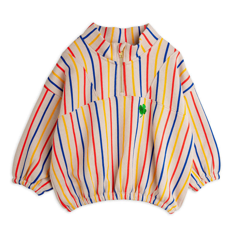 Clover Embroidered Half Zip Sweatshirt by Mini Rodini - FINAL SALE