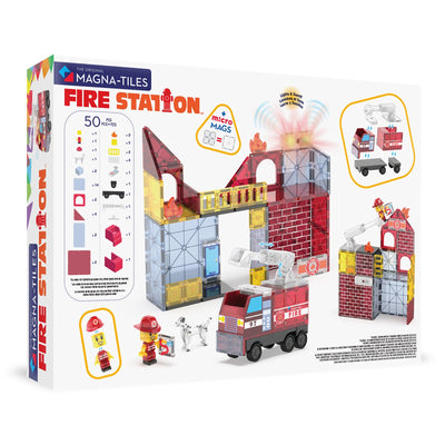 Fire Station 50-Piece Set by Magna-Tiles