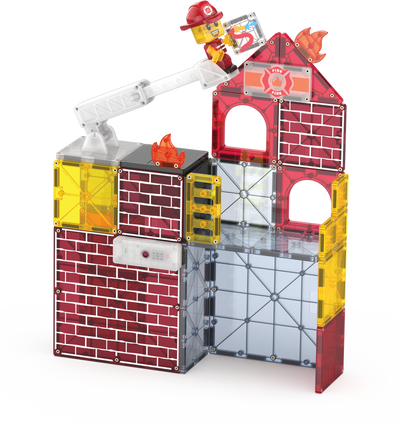 Fire Station 50-Piece Set by Magna-Tiles