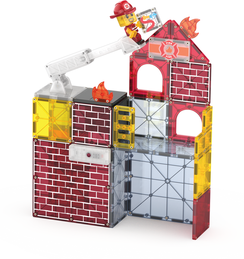 Fire Station 50-Piece Set by Magna-Tiles