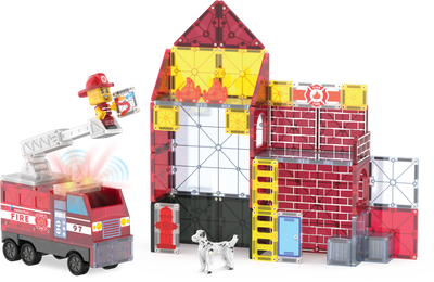 Fire Station 50-Piece Set by Magna-Tiles