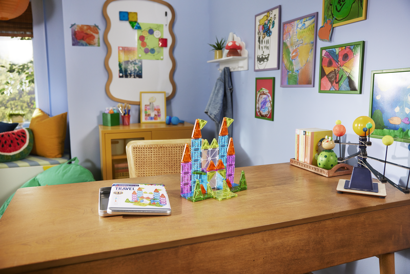 microMAGS 55 Piece Deluxe Travel Set by Magna-Tiles