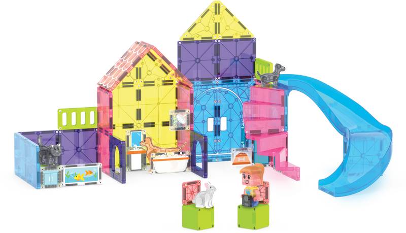Pet Playhouse 50 Piece Set by Magna-Tiles