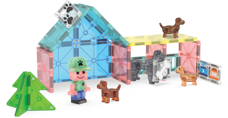 Puppy Park 27-Piece Set by Magna-Tiles