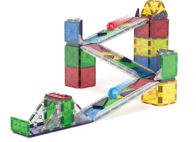 Rail Racers Deluxe 90-Piece Set by Magna-Tiles