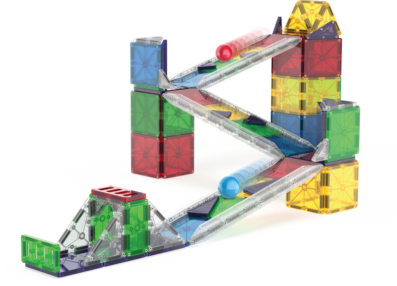 Rail Racers Deluxe 90-Piece Set by Magna-Tiles
