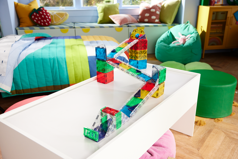 Rail Racers Deluxe 90-Piece Set by Magna-Tiles