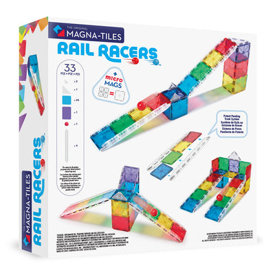 Rail Racers 33 Piece Set by Magna-Tiles