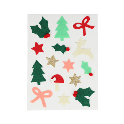 Felt Christmas Icon Stickers by Meri Meri FINAL SALE