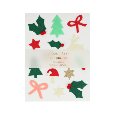 Felt Christmas Icon Stickers by Meri Meri FINAL SALE