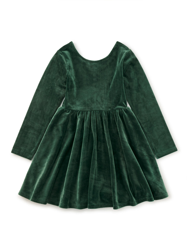 Velour Ballet Dress - Pineneedle by Tea Collection - FINAL SALE  Pacifier  Kids Boutique