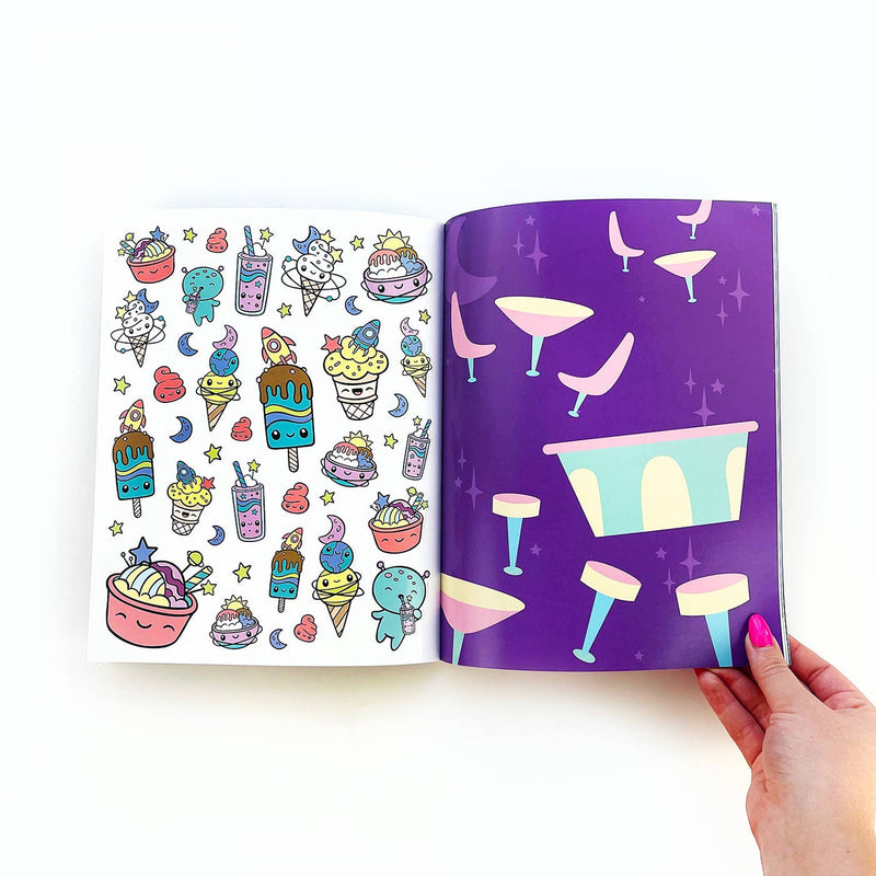 Draw Along Space Stickers Book by Pipsticks