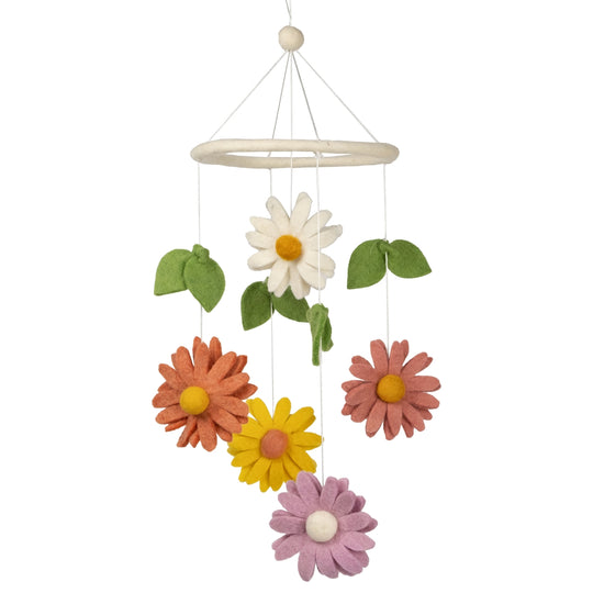 Wool Mobile - Daisy Pastel by The Winding Road