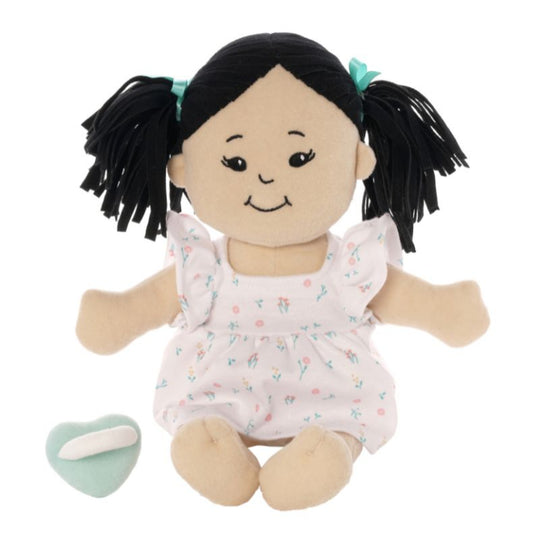 Love, Stella Doll - Light Beige with Black Pigtails by Manhattan Toy