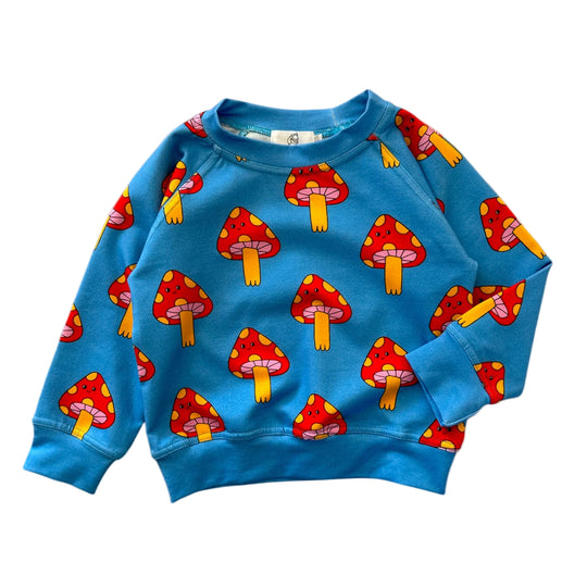 Mellow Mushroom Pullover Sweatshirt by Best Day Ever Kids