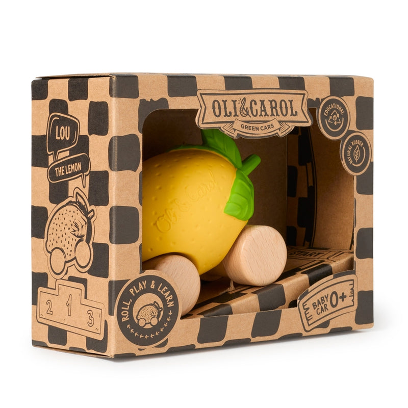 Lou the Lemon Baby Car by Oli & Carol