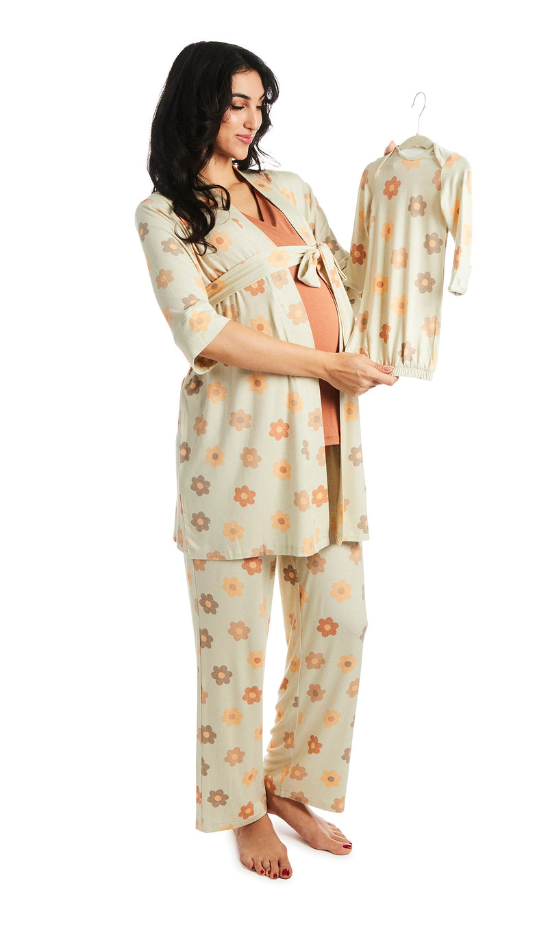 Analise 5-Piece PJ Set - Daisies by Everly Grey