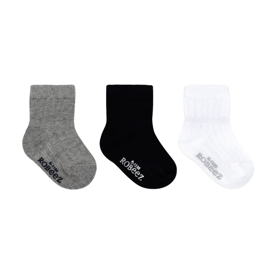 Boys Basic Baby Socks 3pk by Robeez