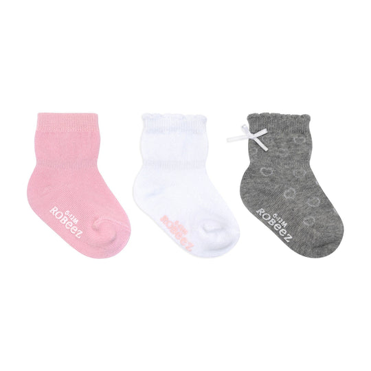 Girly Girls Basic Baby Socks 3pk by Robeez