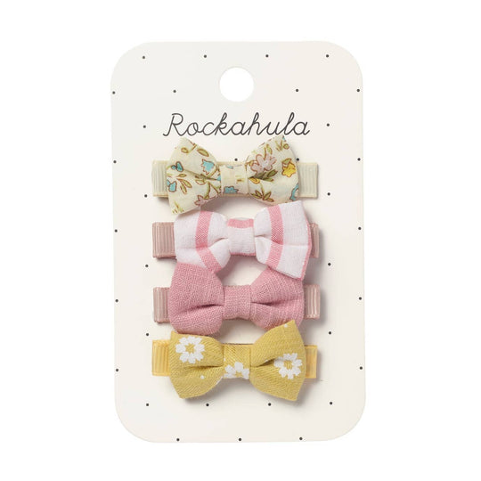 Petal Mini Bow Clip Set by Rockahula Kids