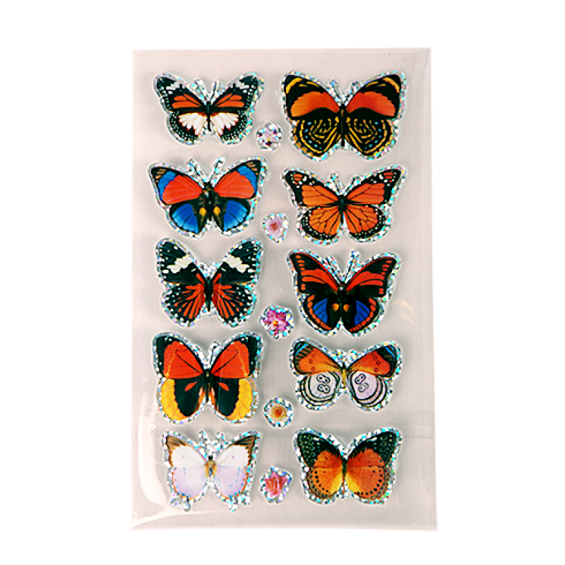 3D Butterfly Stickers by Insect Lore