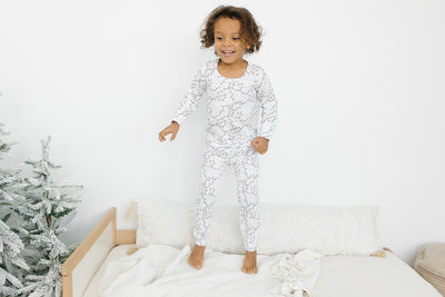 Modal Long Sleeve Pajama Set - Merry & Bright by Velvet Fawn FINAL SALE