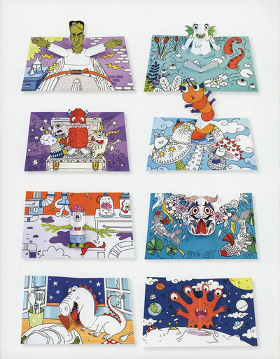 Color & Pop-Up: Monsters