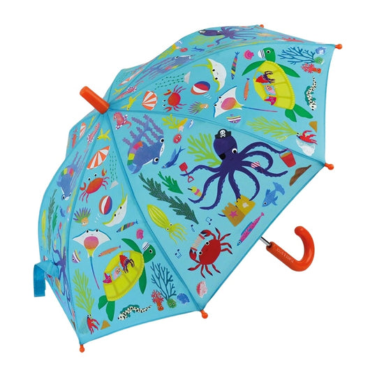 Ocean Color Changing Umbrella by Floss & Rock