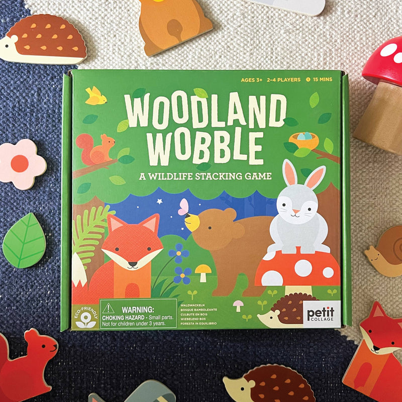 Woodland Wobble: A Wildlife Stacking Game	by Petit Collage