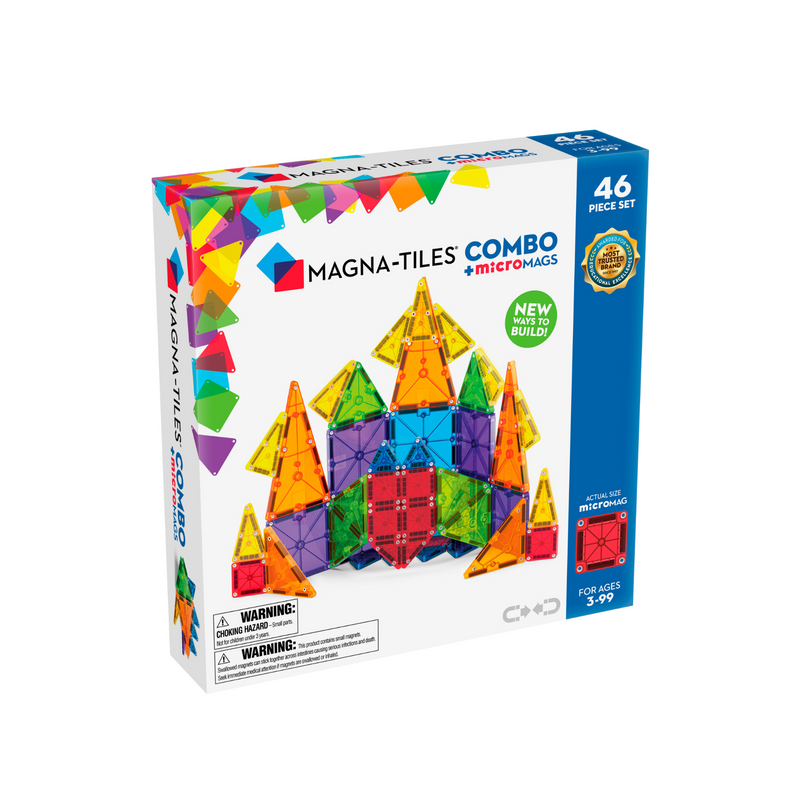 microMAGS 46 Piece Combo Set by Magna-Tiles