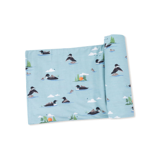 Swaddle Blanket - Loons by Angel Dear
