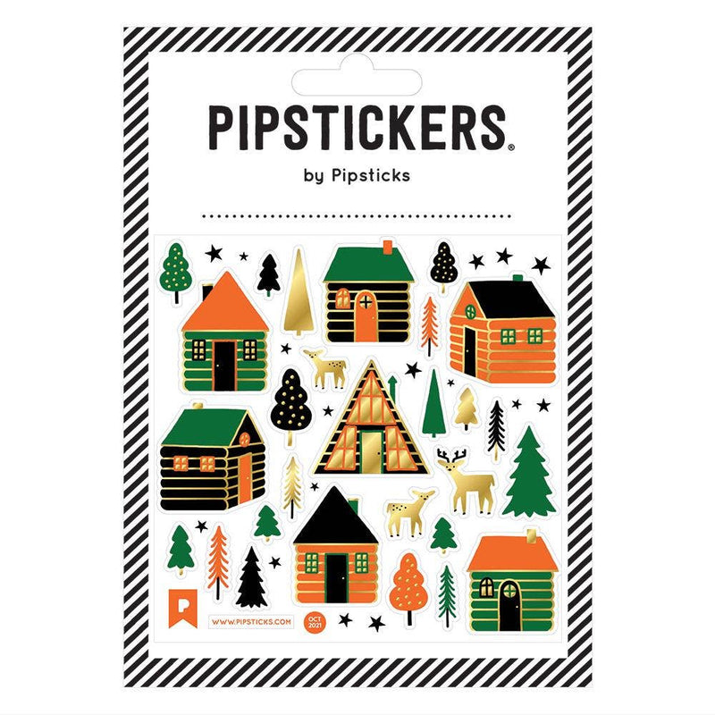 Log Cabin Life Stickers by Pipsticks