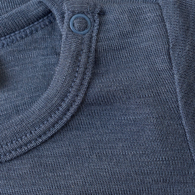 Wool/Silk Long Sleeve Bodysuit - Folkstone by Huttelihut