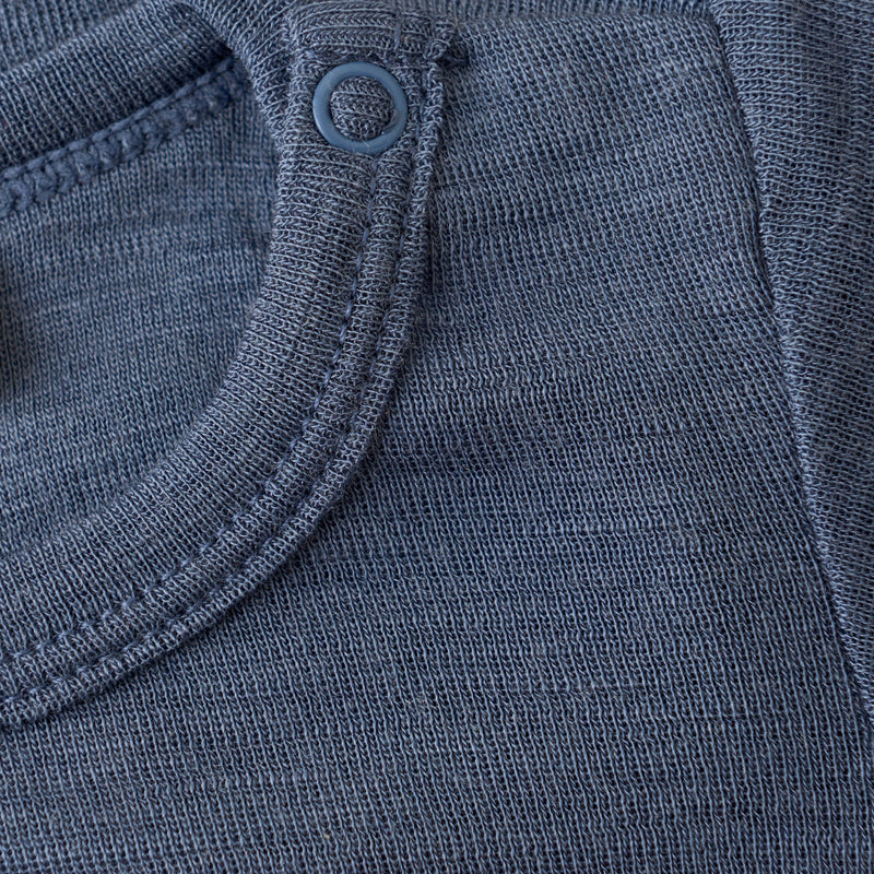 Wool/Silk Long Sleeve Bodysuit - Folkstone by Huttelihut