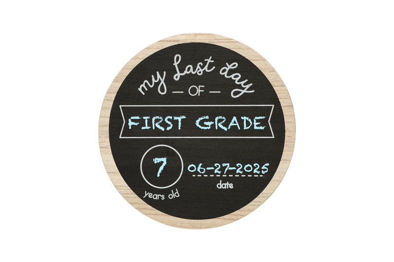 First & Last Day of School - Wooden Chalkboard by Kate & Milo