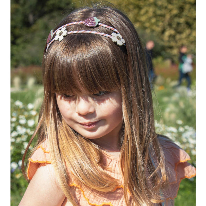 Sweet Strawberry Double Headband by Rockahula Kids