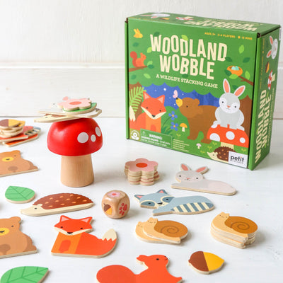 Woodland Wobble: A Wildlife Stacking Game	by Petit Collage