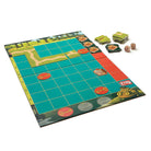 Board game with colorful board and pieces on a white background