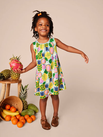 Trapeze Dress - Tropical Fruits by Tea Collection