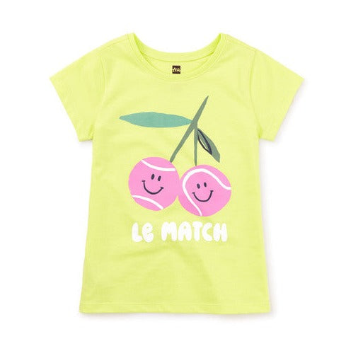 Le Match Graphic Tee - Kiwi by Tea Collection FINAL SALE