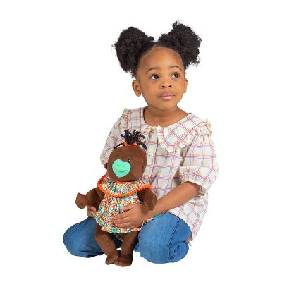 Baby Stella Doll - Brown with Black Wavy Tuft by Manhattan Toy