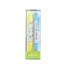 Two jumbo pens in yellow and blue packaging with 'School is Cool' text on a white background.