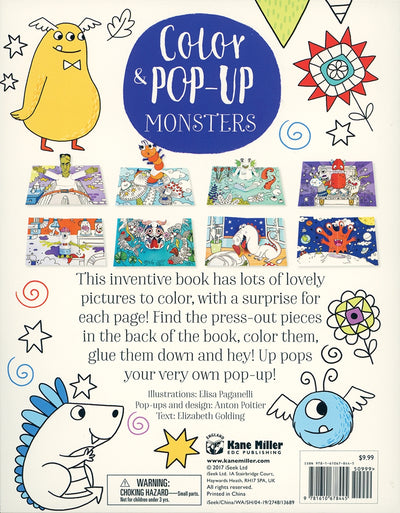 Color & Pop-Up: Monsters