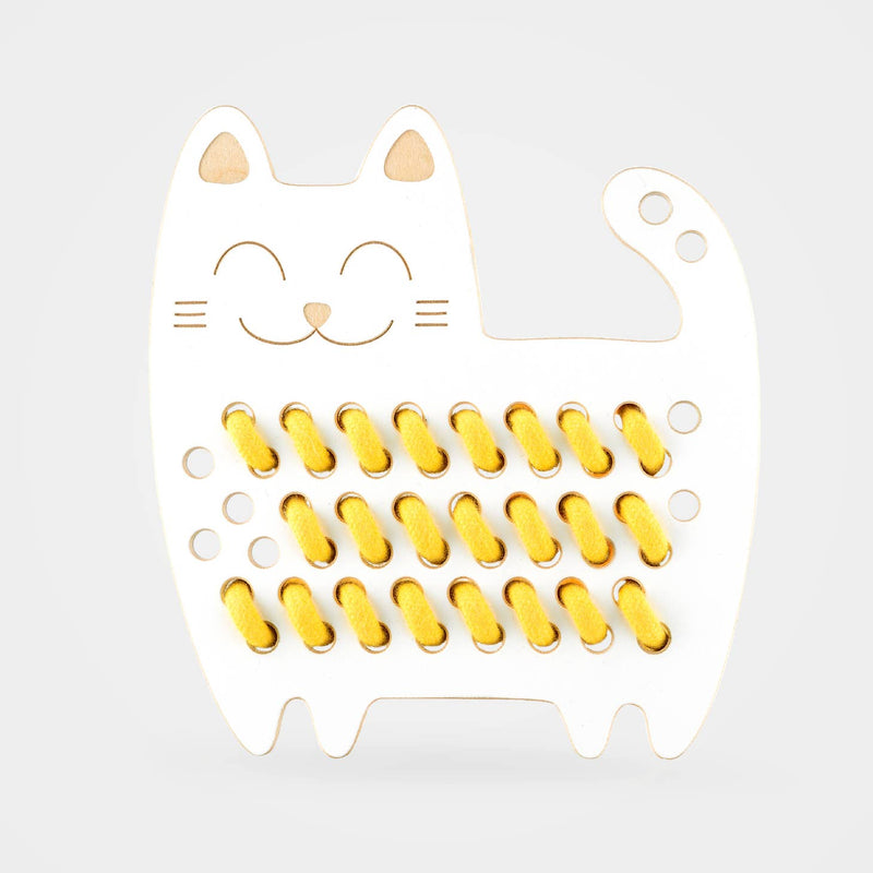 Sophie The Cat - Wooden Lacing Toy by Milin