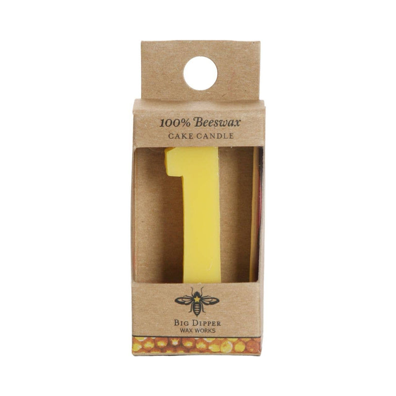 Birthday Number Cake Candle by Big Dipper Wax Works